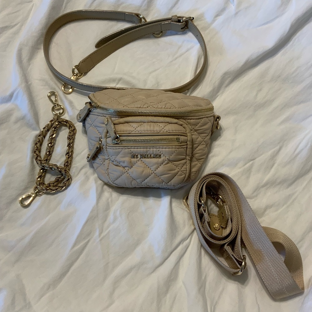 MZ Wallace bum bag in beige